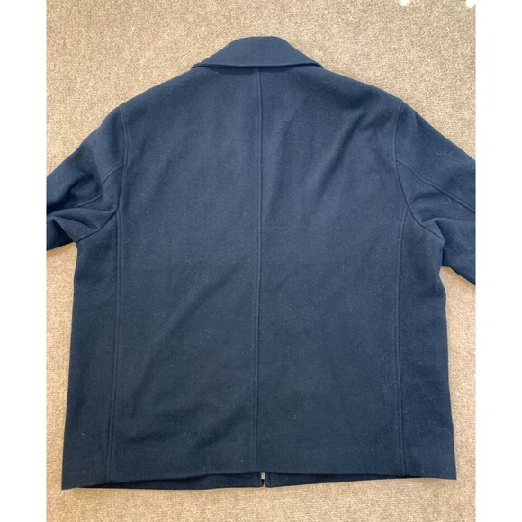 Perry Ellis Wool Jacket Mens XXL Military Bomber Lined‎ Zip Up - Picture 6 of 14